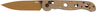 Crkt M16-02xd 3.5" Plain Edge Spear Point Desert TAN