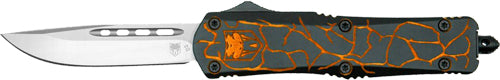 Cobratec Medium Fs-3 OTF Fractured Black Orange 3" D2