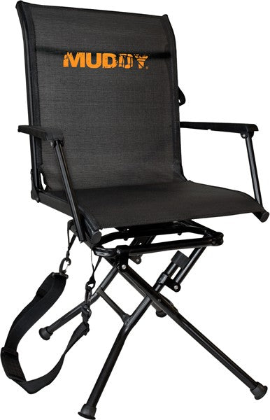 Muddy Swivel-ease Folding Ground Seat W/flex TEK Seat