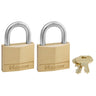 Masterlock Padlock 2PK Keyed Alike