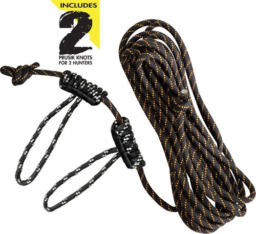 Muddy Life-line 30' W/ Double Rope Loops Reflective Rope