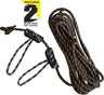 Muddy Life-line 30' W/ Double Rope Loops Reflective Rope