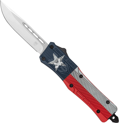 Cobratec Medium Ctk1 OTF Texas State Flag Crkte 3" Drop Point