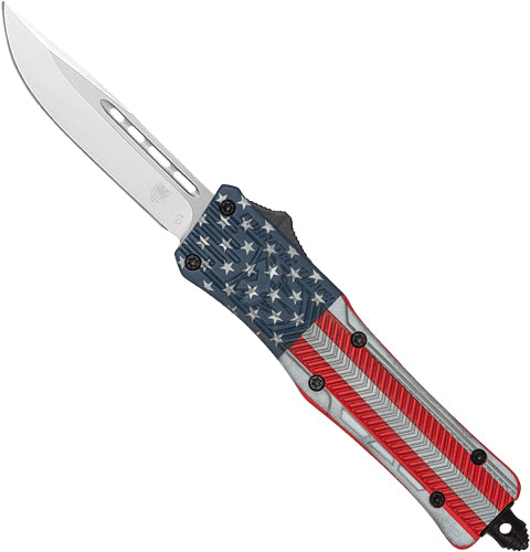 Cobratec Medium Ctk1 OTF American Flag 3" Drop Point