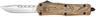 Cobratec Medium FS3 OTF 3" D2 Wood Grain Cerakote Drop Point