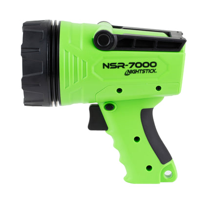 Nightstick NSR-7000, Rechargeable Handheld Light, Matte Finish, Green, 2,000 Lumens, 200,000 Candela, Rechargeable