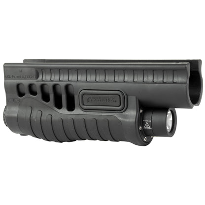 Nightstick SFL-11GL, Nightstick Flashlight/Laser Combo, Green Laser, Fits Mossberg 500/590/Shockwave, Black, Includes 2 CR123A