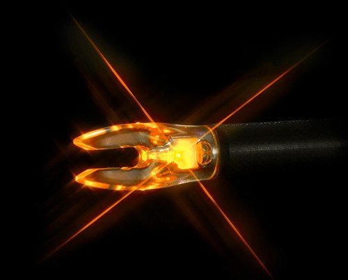 Nockturnal Lighted Nock Universal FIT Orange 3/pack