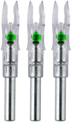 Nockturnal Lighted Nock X-series Green 3/pack