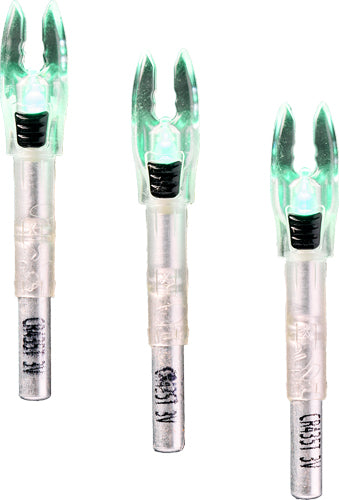 Nockturnal Shift Lighted Nock Universal Green 3PK
