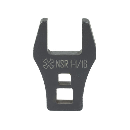 Noveske NSR Barrel Nut Wrench, 1 1/4", 3/8" Steel Construction, Zinc Phosphate Finish