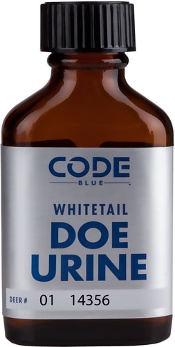 Code Blue Deer Lure DOE Urine 1FL Ounce Bottle