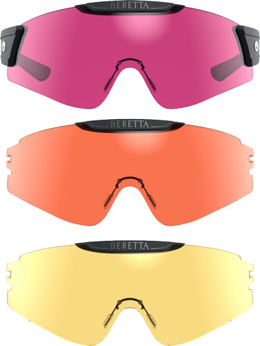 Beretta Intermask Eyeglasses Interchange Yllw/magenta/orng