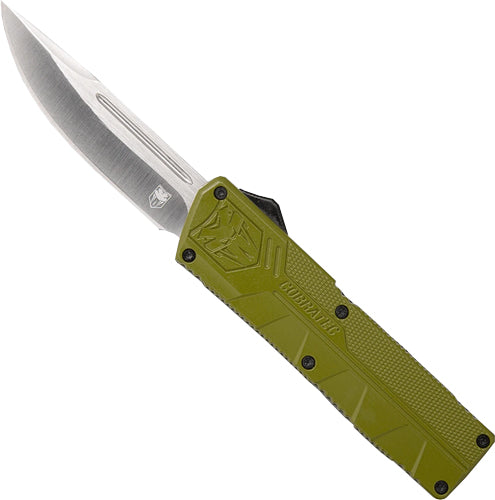 Cobratec Lightweight OTF OD Green 3.25" Drop Point