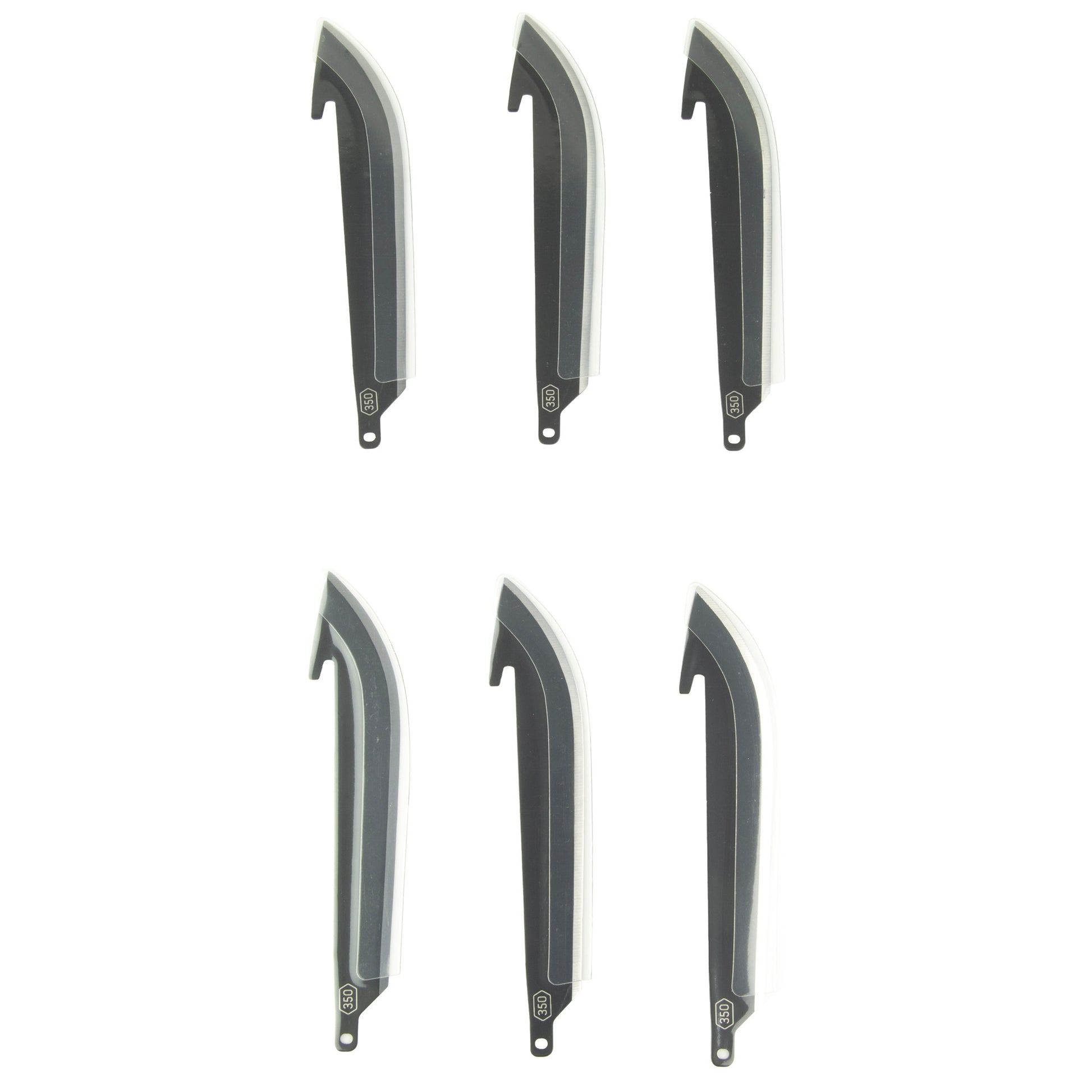 OD Edge Drop Point Blades 5" 6PK BLK