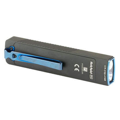Olight Arkfeld Pro, Rechargeable Handheld EDC Flashlight, 900 mW UV Light, Green Laser, 1,300 Lumens, Black