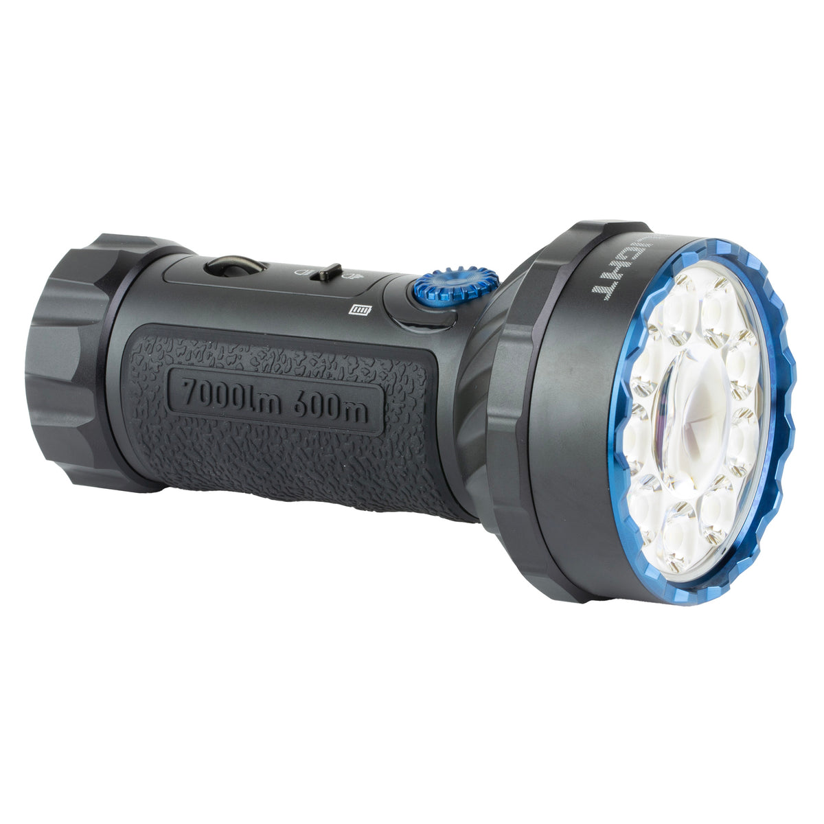 Olight Marauder Mini, Rechargeable Handheld Flashlight, RGB Light, 7,000 Lumens, Black