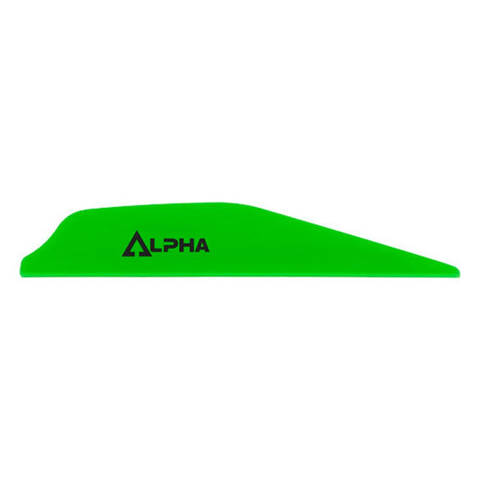 Bohning Alpha AR 1250 Vane 2.8" Neon Green 36pk
