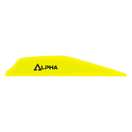 Bohning Alpha AR 1250 Vane 2.8" Neon Yellow 36pk