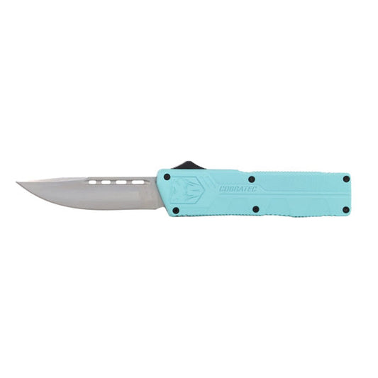 Cobratec Lightweight OTF Mint Blue 3.25" Drop Point
