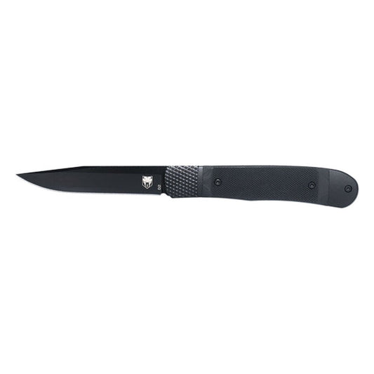 Cobratec Trapper Hidden Release 3.12" Black G-10 Hndle