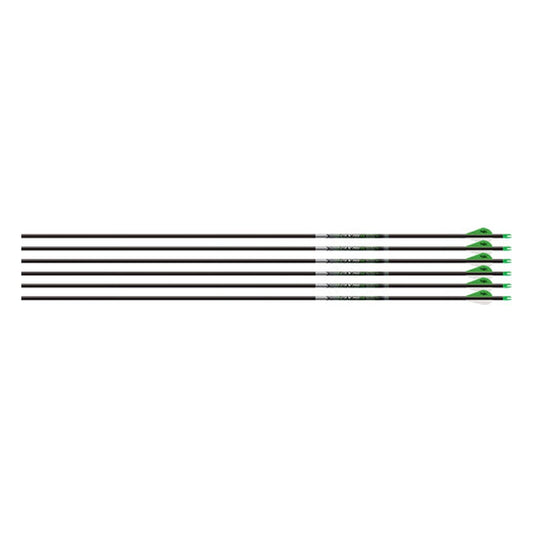 Easton Axis 5MM 340 W/ Halfout 6-pack W/ 2" Blazer Vanes