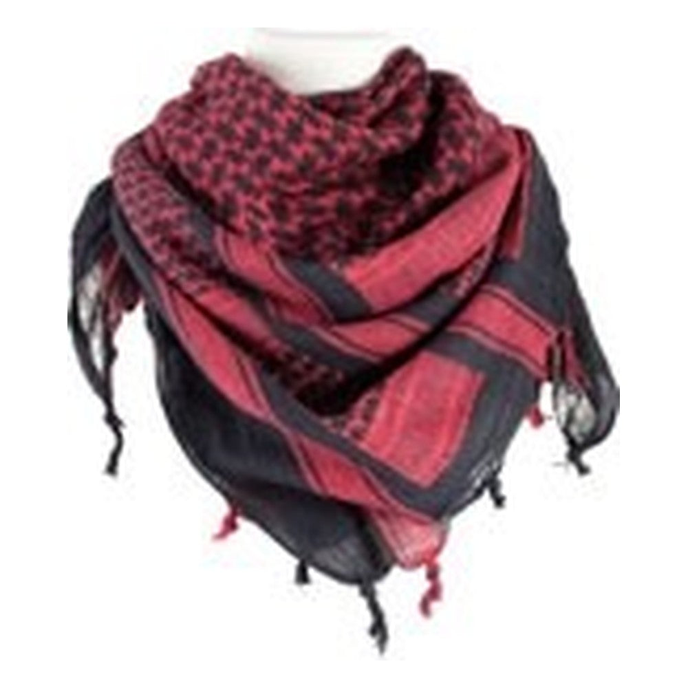 RED Rock Shemagh Head Wrap Red/black