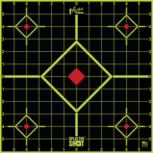 Pro-shot Target 12" GRN Sight-in 5PK