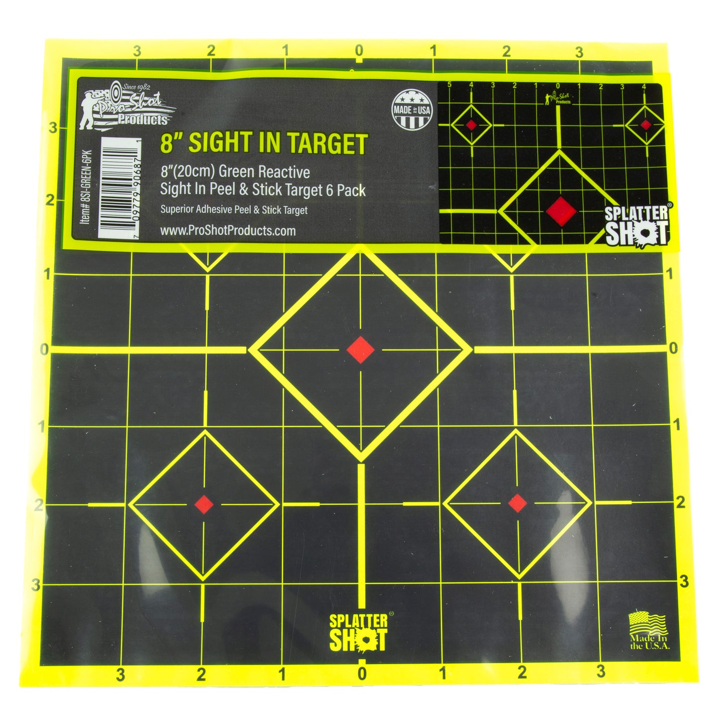 Proshot 8" Green Sight IN 6PK