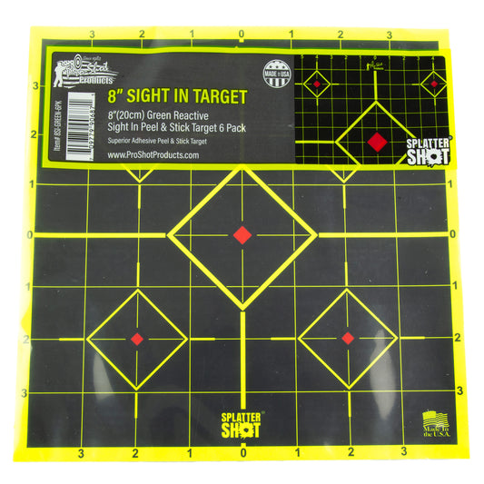Proshot 8" Green Sight IN 6PK