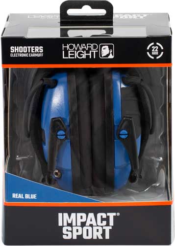 Howard Leight Impact Sport True Blue Electronic Muff Nr22