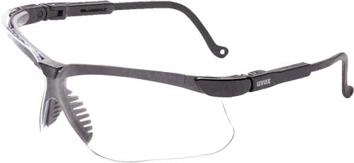 Howard Leight Genesis Glasses Black Frame/clear Lens