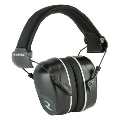 Radians R2500, Earmuff, Black, NRR 34db When Dual Protection is Used , Includes Set of Foam Ear Plugs