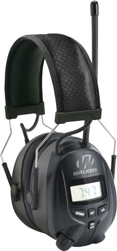 Walkers Muff With Am/fm Radio & Phone Connection 25db Black