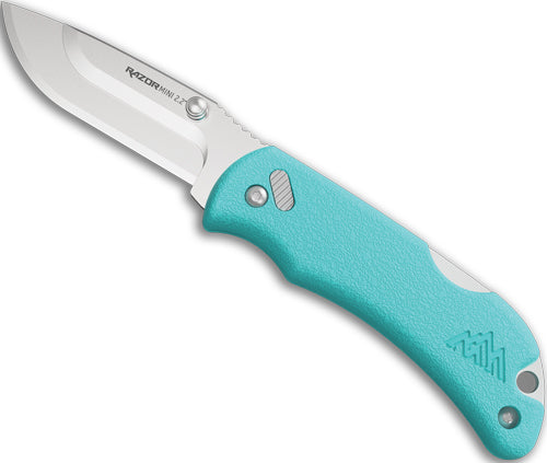Outdoor Edge Razor-mini 2.2" Seafoam PMS W/2 Blades