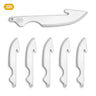 Outdoor Edge 3" Caping Blade Replacement Blades 6-pack