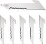 Outdoor Edge 2.5" Utility Blds W/serrations Black Blade 6-pk