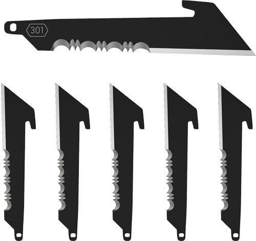 Outdoor Edge 3" Utility W/ Serrations REP Blades 6-blades