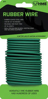 HME Rubber Wire 25' Green