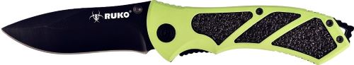 Ruko Folder 3.25" Green Handle Clamshell