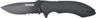 Ruko Folder Serrated 3.25" Black Handle Clamshell
