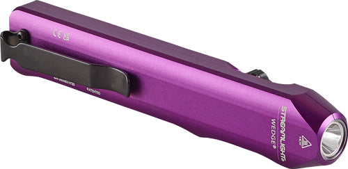 Streamlight Wedge Carry Light White EDC Purple W/pocket Clip