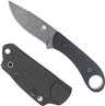 Cobratec D2 Skinner 3.75" Full Tang Black G10 W/kydex Sheath