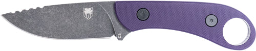 Cobratec D2 Skinner 3.75" Full Tang Purple G10 W/kydex Sheath