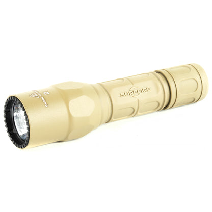 Surefire G2X Pro Flashlight, Dual-Output LED, 15/600 Lumens, Constant-On Click-Type Tailcap Switch, Tan