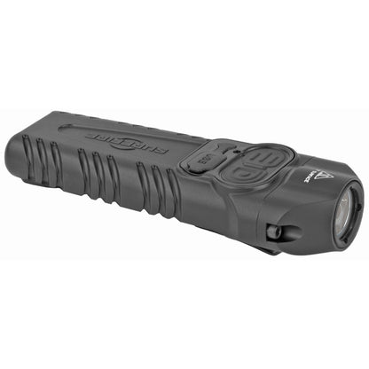 Surefire STILETTO, Flashlight, High 1,000 Lumens, Medium 300 Lumens, Low 25 Lumens, Tactical Switch with Optional Strobe, Programmable, Black Mil-Spec Hard Anodized Aluminum Body, Black Melonite Coate