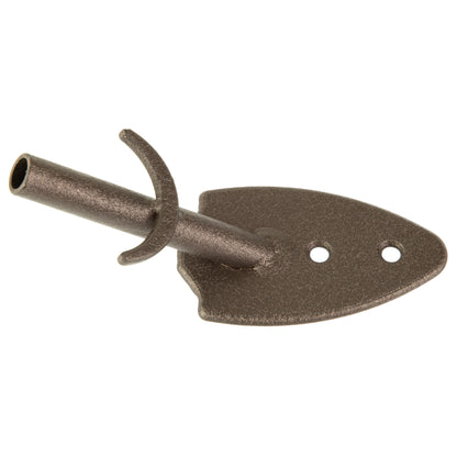 Skull Hooker Flush Wall Mount, Powder Coat Finish, Brown