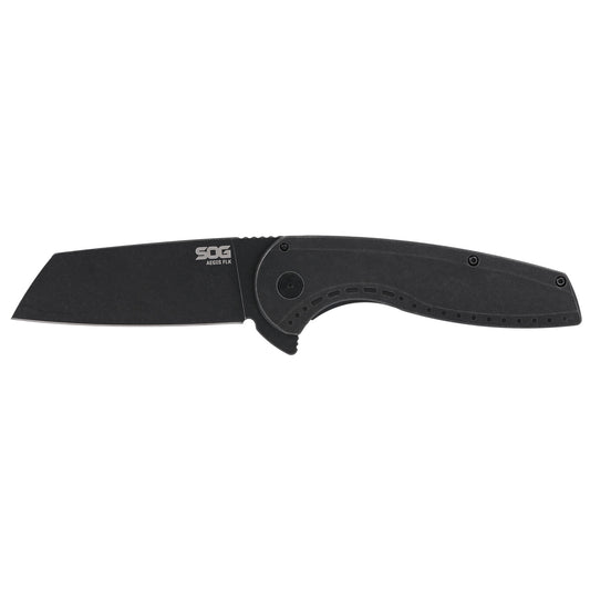 SOG Aegis FLK 3.25" Wharncliffe BLK