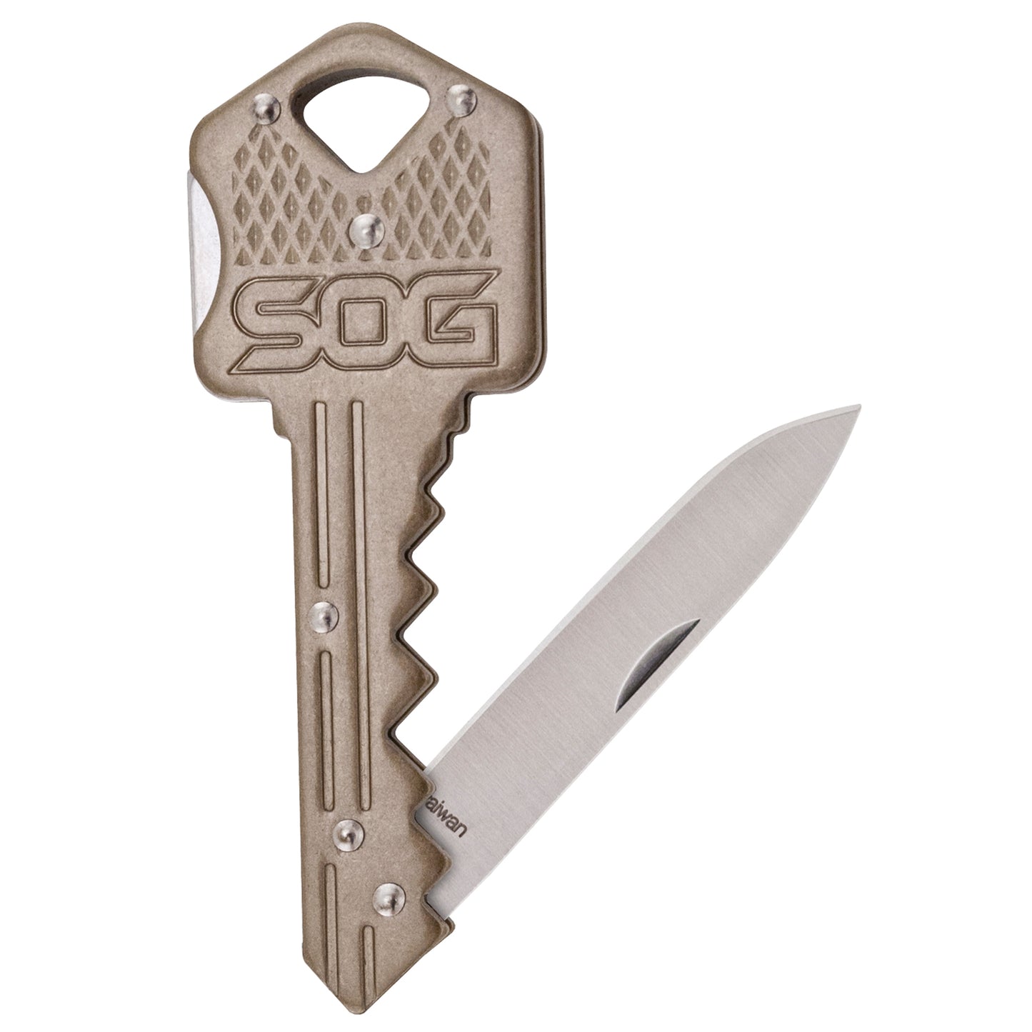SOG KEY Knife Brass 1.5"