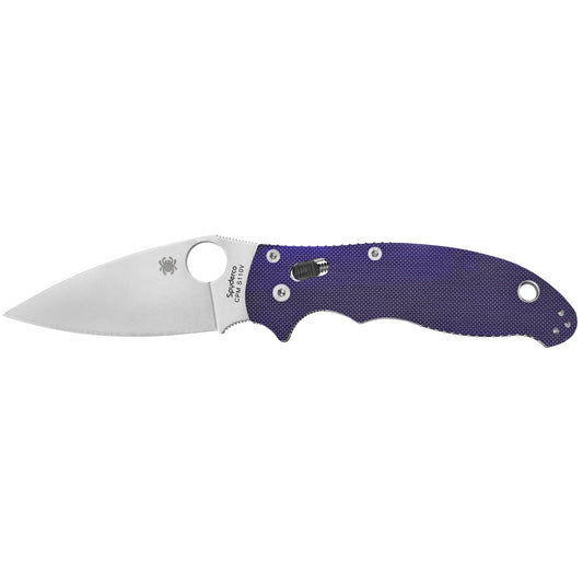 Spyderco Manix 2 G-10 Dark BL 3.375"